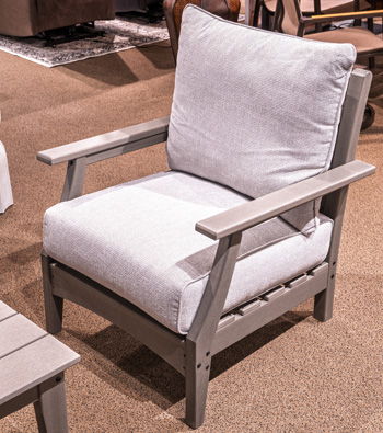 Cove Beach - Lounge Chair With Cushion (Set of 2) - Gray