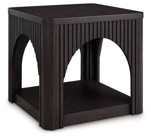 Yellink - Square End Table - Black