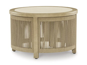 Spooners Cove - Round Cocktail Table - Beige
