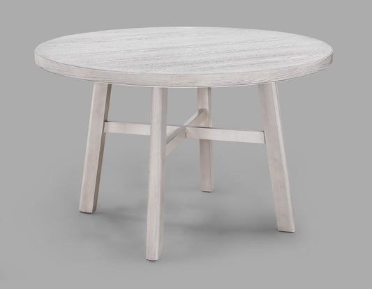 Blanche - Round Dining Table - Antique White