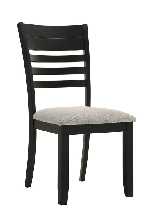 Folio - Side Chair (Set of 2) - Black / Gray