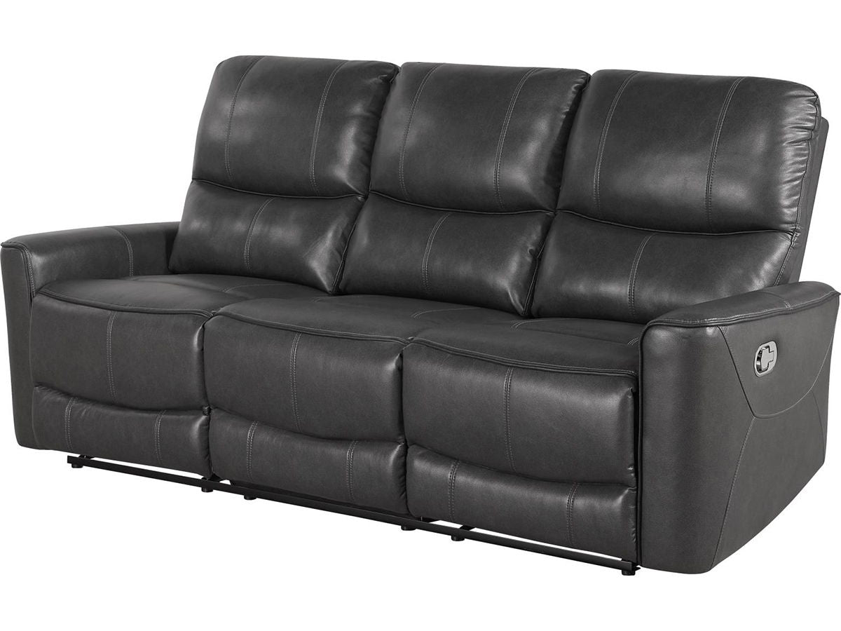 Global 36.2" Reclining Sofa - Charcoal