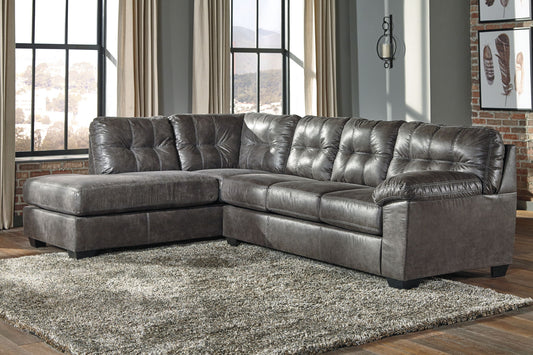 Fallston - Left Arm Facing Chaise 2 Pc Sectional - Slate