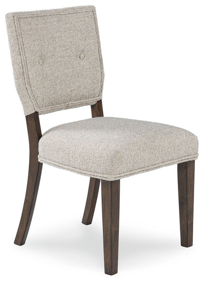 Veramond - Gray / Dark Brown - Dining Upholstered Side Chair (Set of 2)