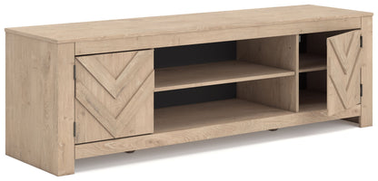 Cayboni - LG TV Stand With Fireplace Option