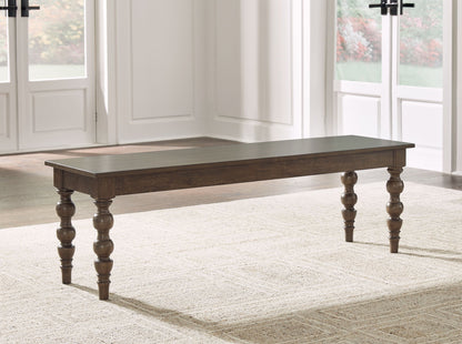 Veramond - Dark Brown - Large Dining Room Bench