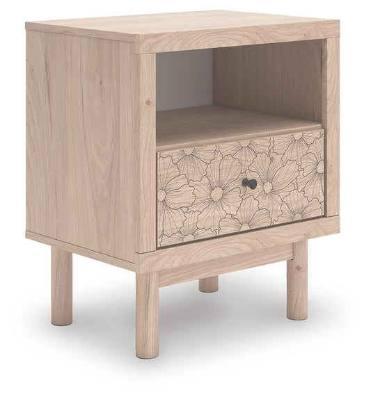 Arloster - Tan - One Drawer Night Stand