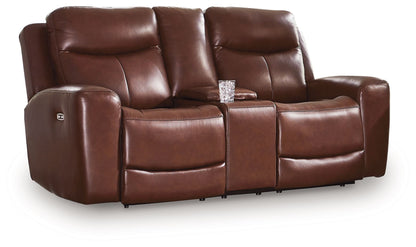 Next Move - Power Reclining Loveseat With Console / Adjustable Headrest