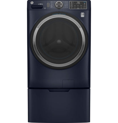 GE 4.8 Cubic Foot Front Load Washer - Sapphire Blue