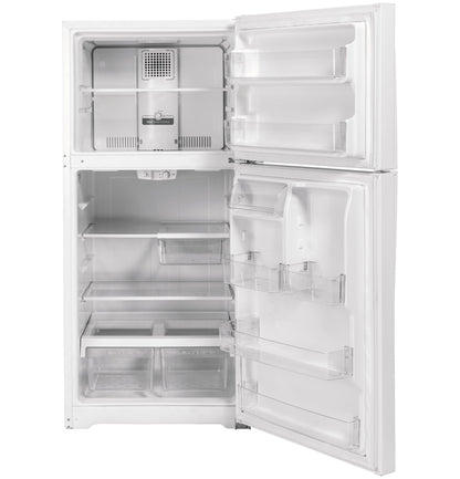 GE 21.9 Cubic Foot Top Mount Refrigerator - White