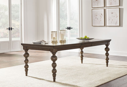 Veramond - Dark Brown - Rectangular Dining Room Extension Table