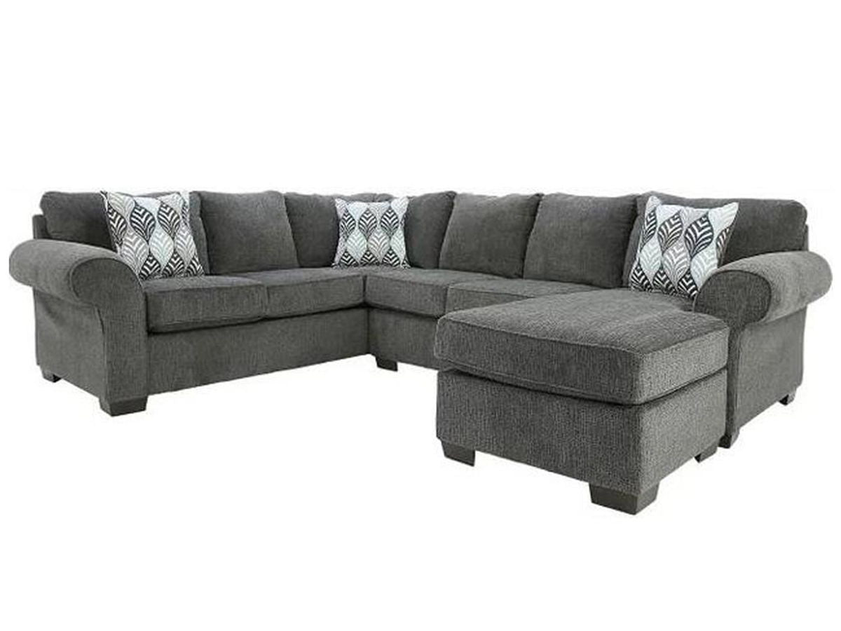 Affordable Charisma - Left Arm Facing Sectional - Smoke