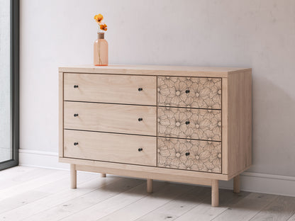 Arloster - Tan - Six Drawer Dresser