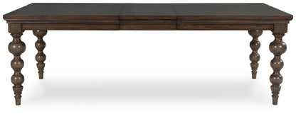 Veramond - Dark Brown - Rectangular Dining Room Extension Table