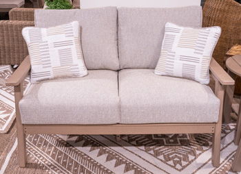 Grover Beach - Loveseat With Cushion - Driftwood