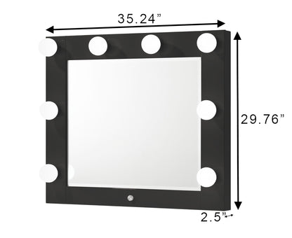 Luxo - Vanity Top With LED - Black