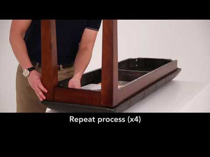 Owingsville - Large Dining Room Bench - Black / Brown